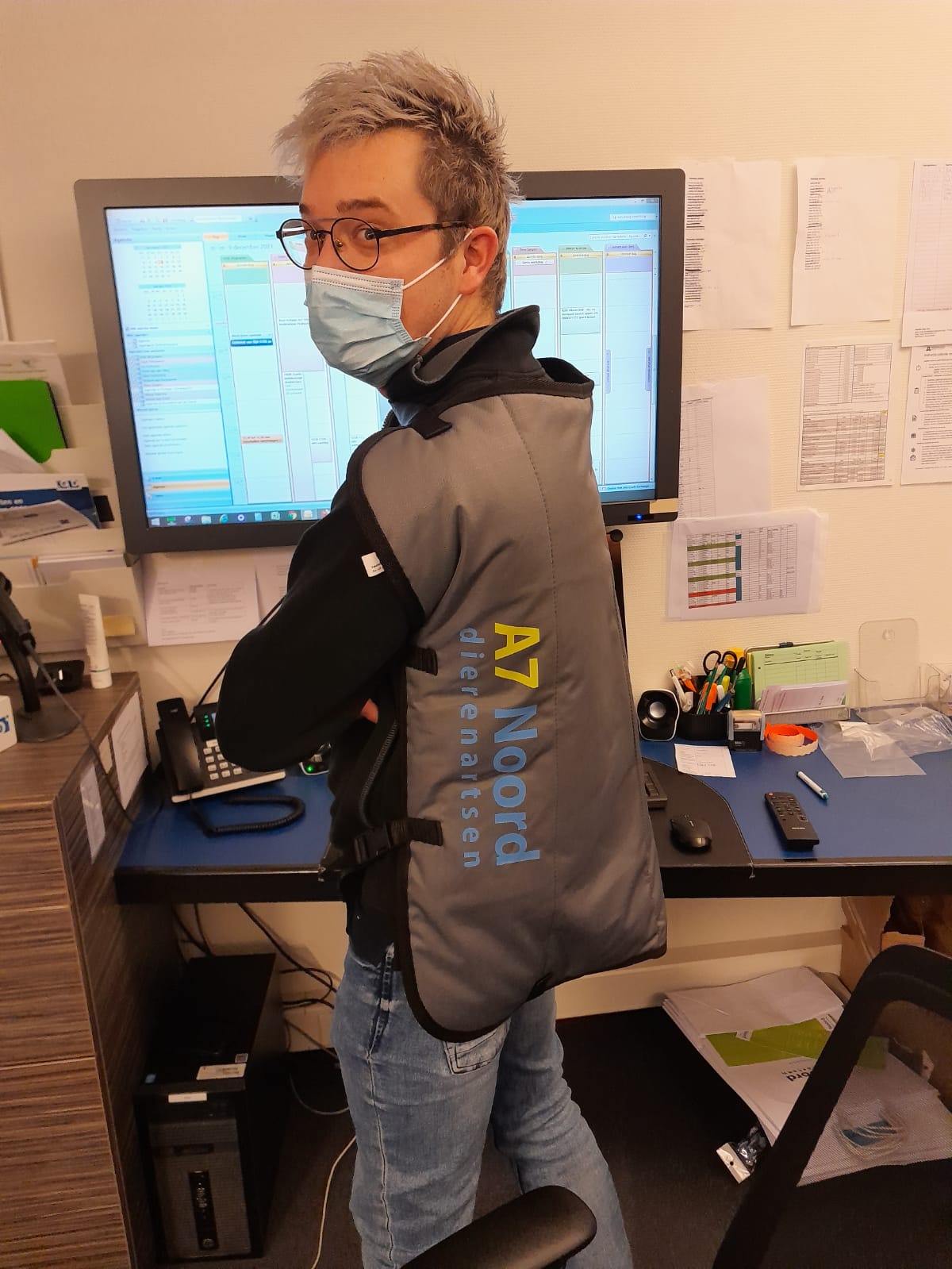 A7 Noord dierenartsen kalverbodywarmer