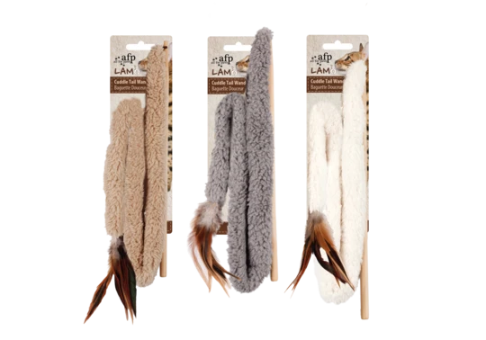 AFP Lambswool Cuddle Tail Wand