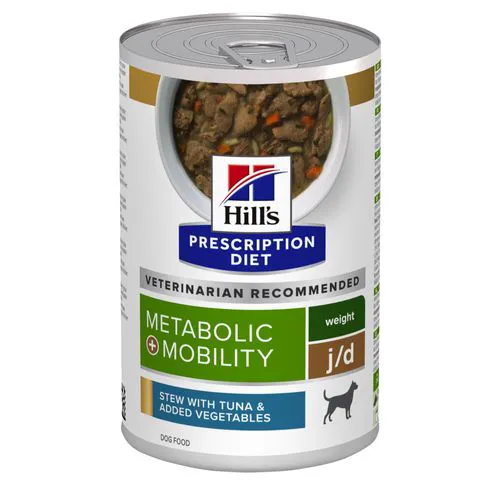 metabolic + mobility blik hond