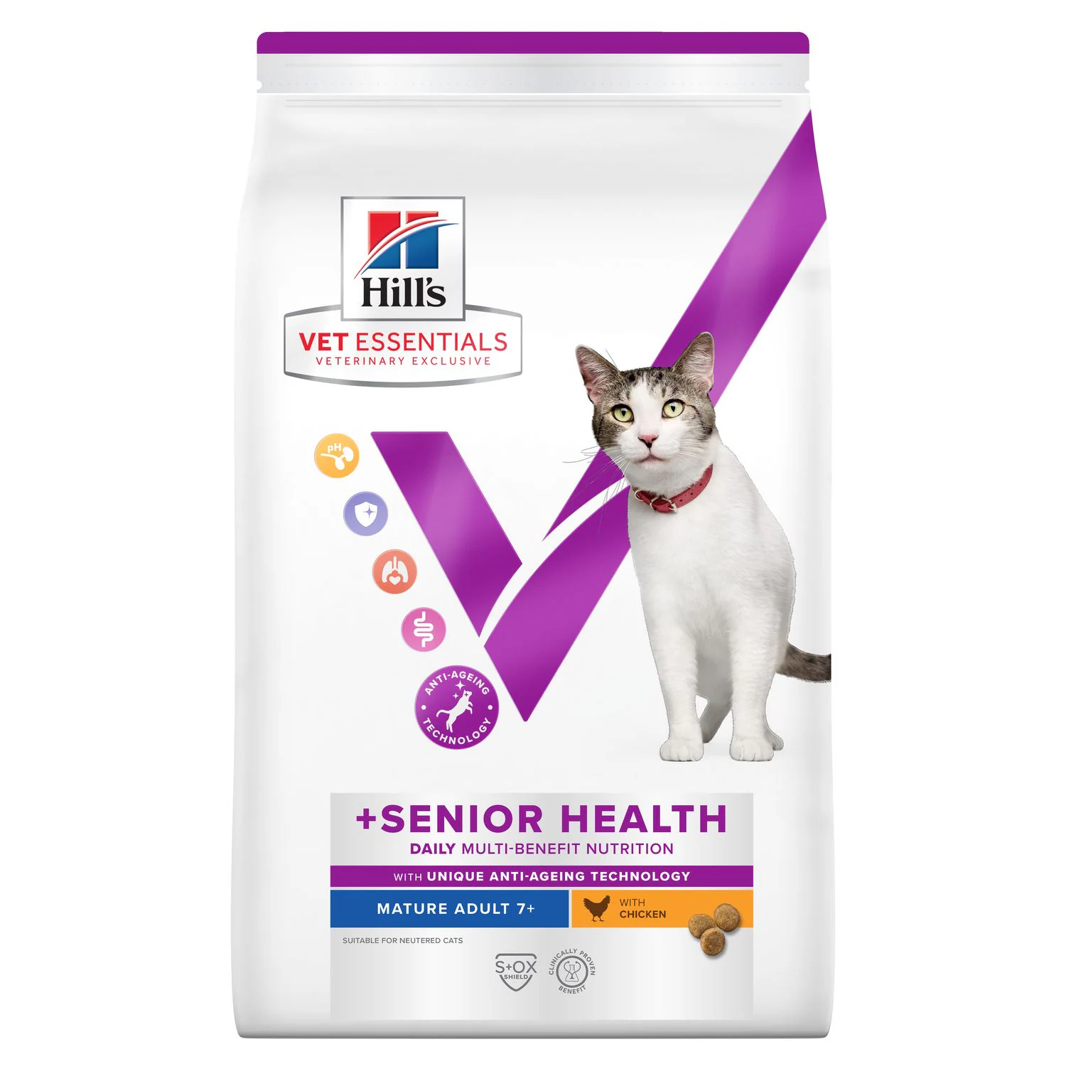 vetessentials senior health mature adult hill's