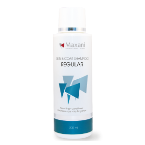 Beste shampoo voor mijn hond? Maxani regular, dagelijkse shampoo, hond en kat. Tast huidvetten niet aan. Gezonde glans en verwijdering van vieze geuren.