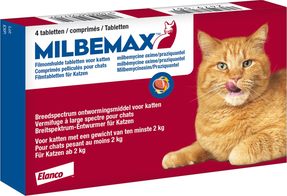 milbemax ontworming kat