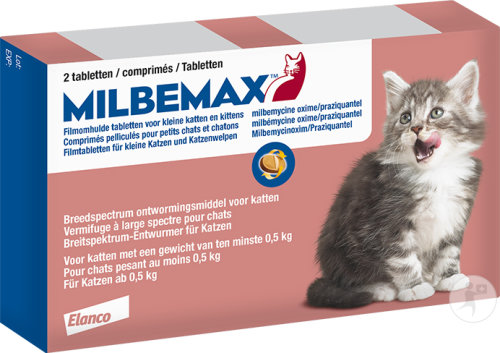 milbemax ontworming kleine kat kitten