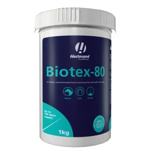 Hestevard biotex-80 1kg & 3kg biotine supplement paard