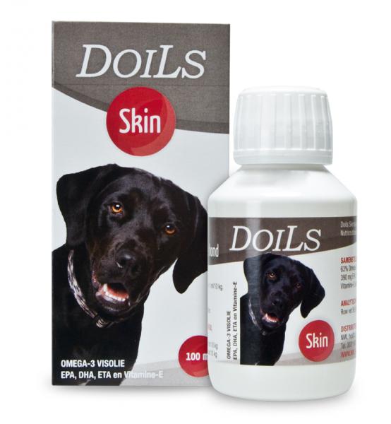 Doils skin, Visolie, gezonde huid, glanzende vacht, DHA, omega 3