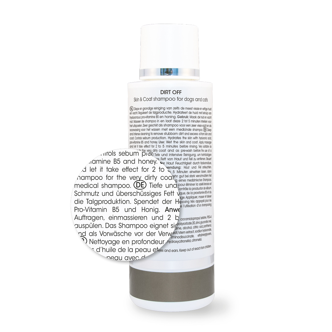 Maxani Dirt Off Shampoo achterkant