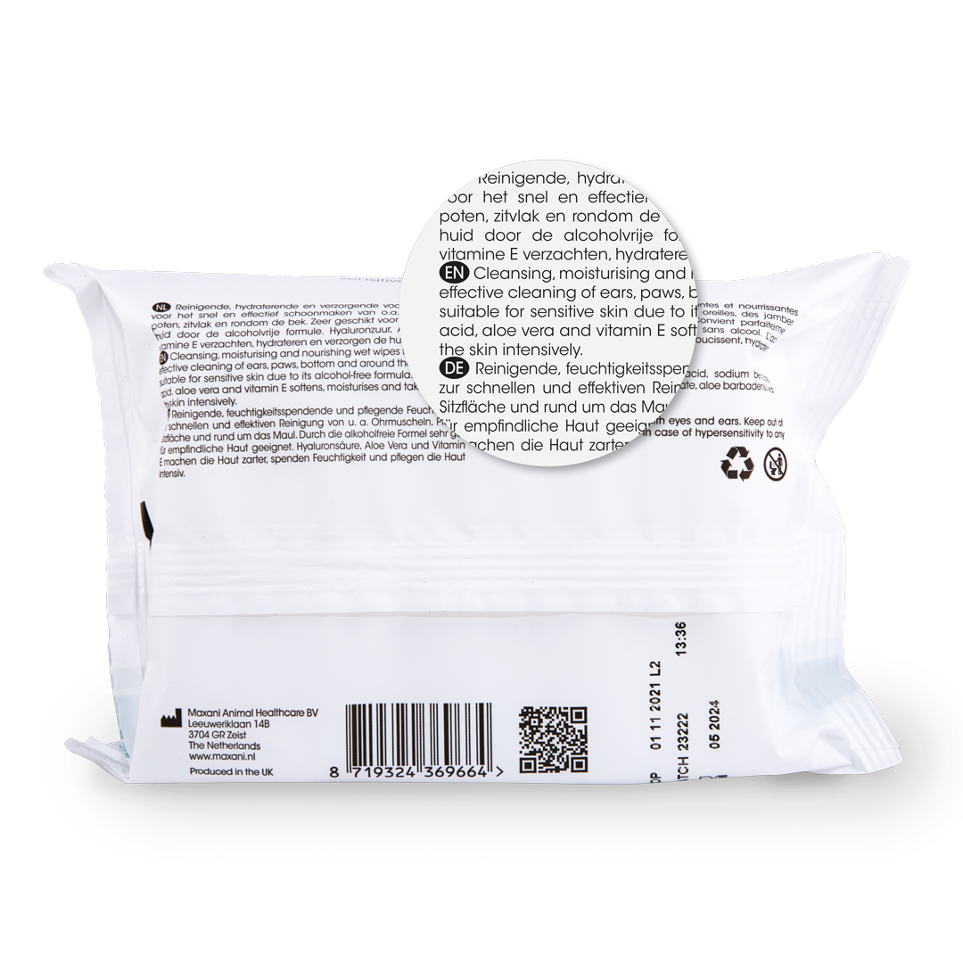 Maxani Regular Wipes Achterkant