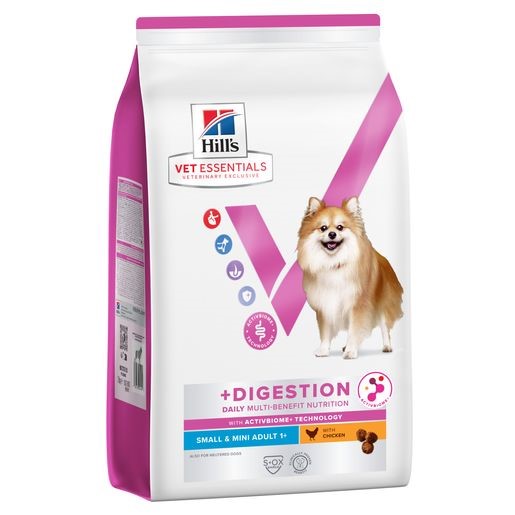 Hill's Vet Essentials Multi-Benefit + Digestion Adult 1+ SmallMini Zijkant