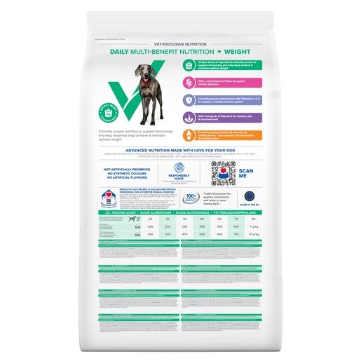 Hill's Vet Essentials Multi-Benefit + Weight Large Breed Achterkant