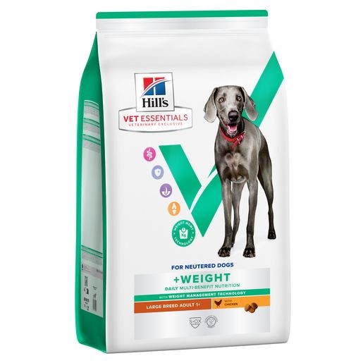 Hill's Vet Essentials Multi-Benefit + Weight Large Breed Zijkant