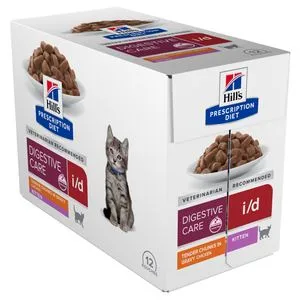 Hill's i/d kitten maaltijdzakjes 12 stuks